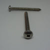 Sheet Metal Screws, Square Drive Pan Head, Stainless Steel, #14X2 1/2"