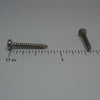 Sheet Metal Screws, Square Drive Pan Head, Stainless Steel, #4X3/4"