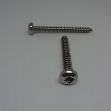  Sheet Metal Screws, Square Drive Pan Head, Stainless Steel, #8X1 1/2"
