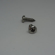 Sheet Metal Screws, Square Drive Pan Head, Stainless Steel, #8X1/2"