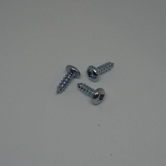 Sheet Metal Screws, Square Drive Pan Head, Zinc Plated, #10X2"
