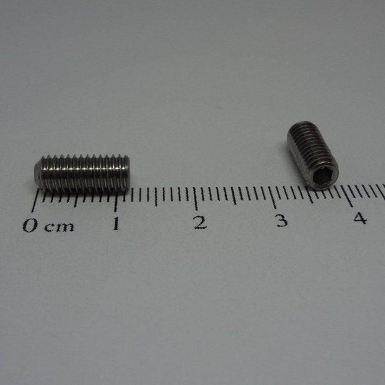 Socket Screws, Allen Cup Point Set Screws, Stainless Steel, M5X12mm