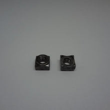  Square Weld Nuts, Bare Metal, M6