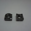 Square Weld Nuts, Bare Metal, M8