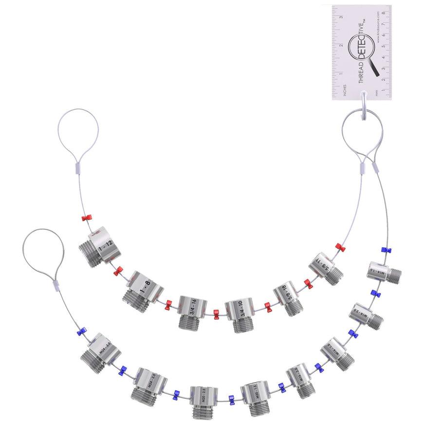 Thread Detective/Thread Identifier Inch. And Metric Combo Set JUMBO SIZE