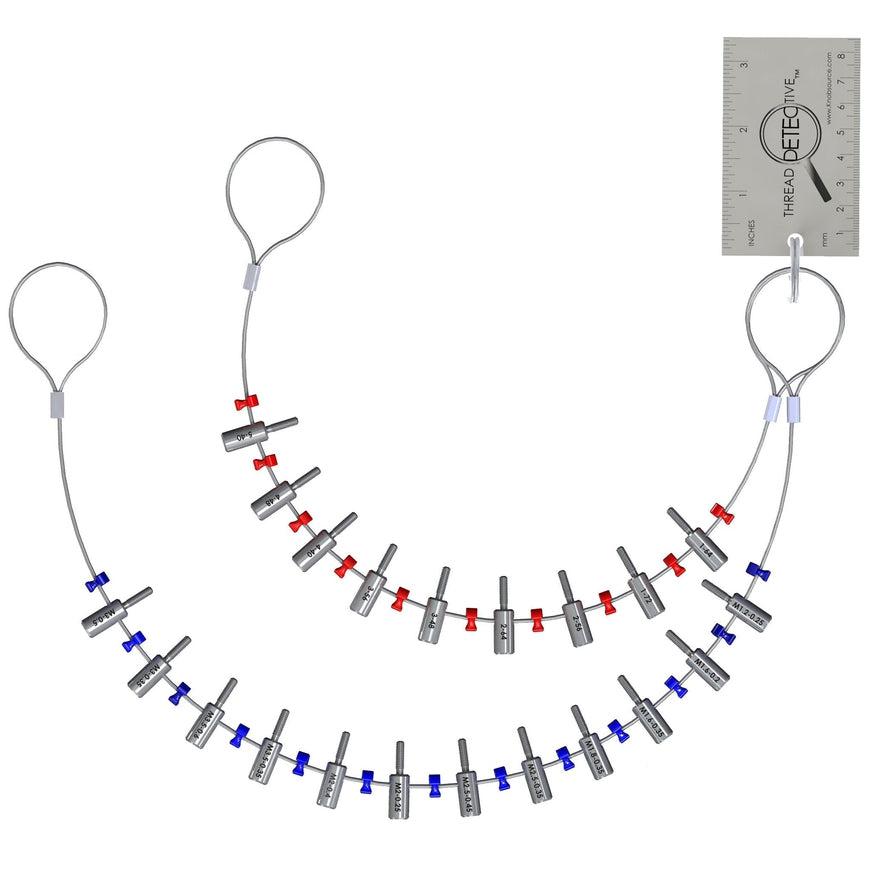 Thread Detective/Thread Identifier Inch. And Metric Combo Set MINI SIZE